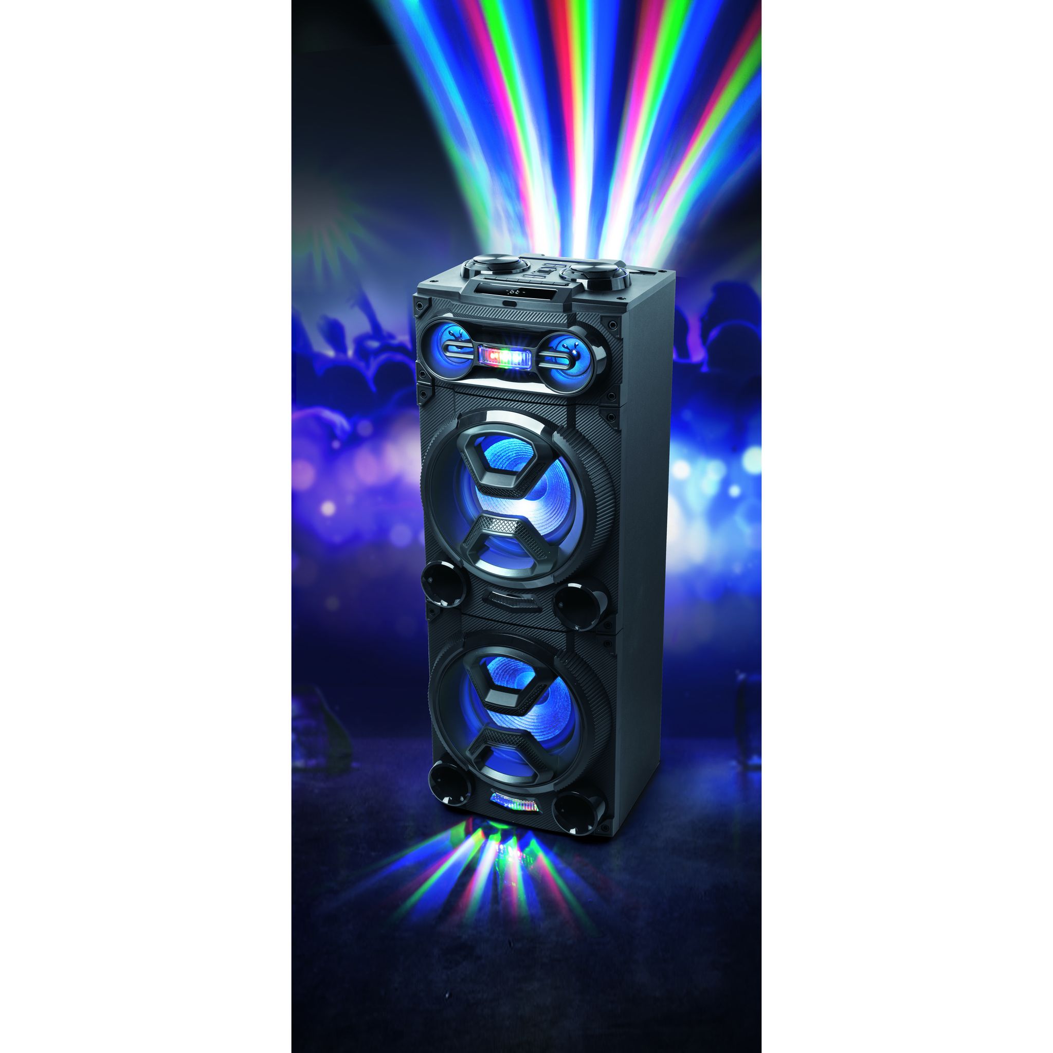 Voir la diapositive 2 : MUSE Enceinte portable M1986 DJ - Noir