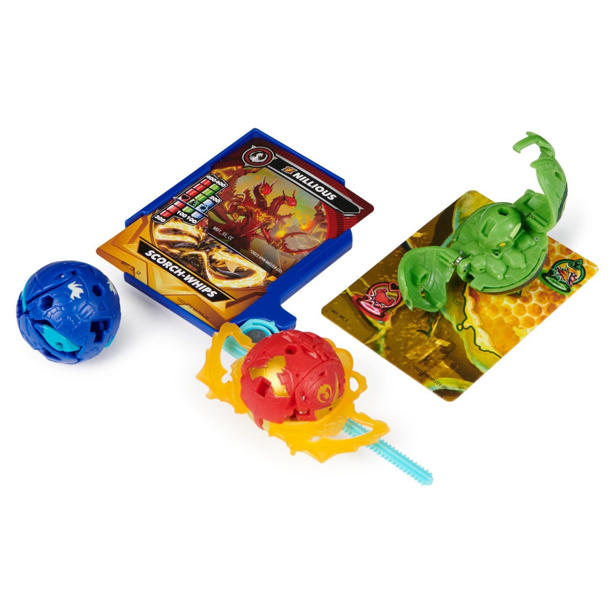 Voir la diapositive 2 : SPIN MASTER Pack Battle Attack Nillious