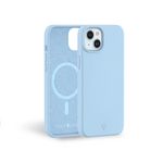 FORCE CASE Coque silicone Magsafe pour iPhone 15 - Bleu ciel