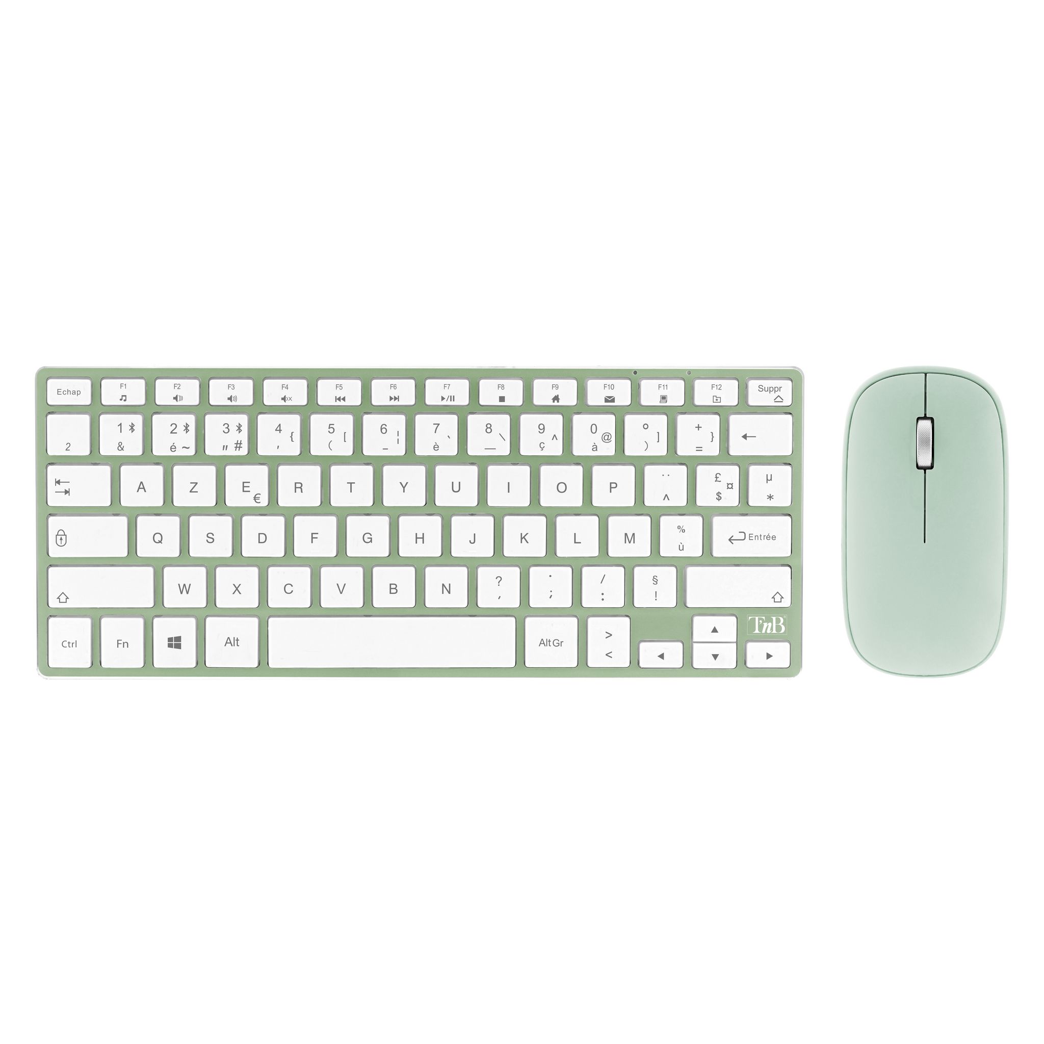 Voir la diapositive 12 : TNB Clavier + souris sans fil - Gris