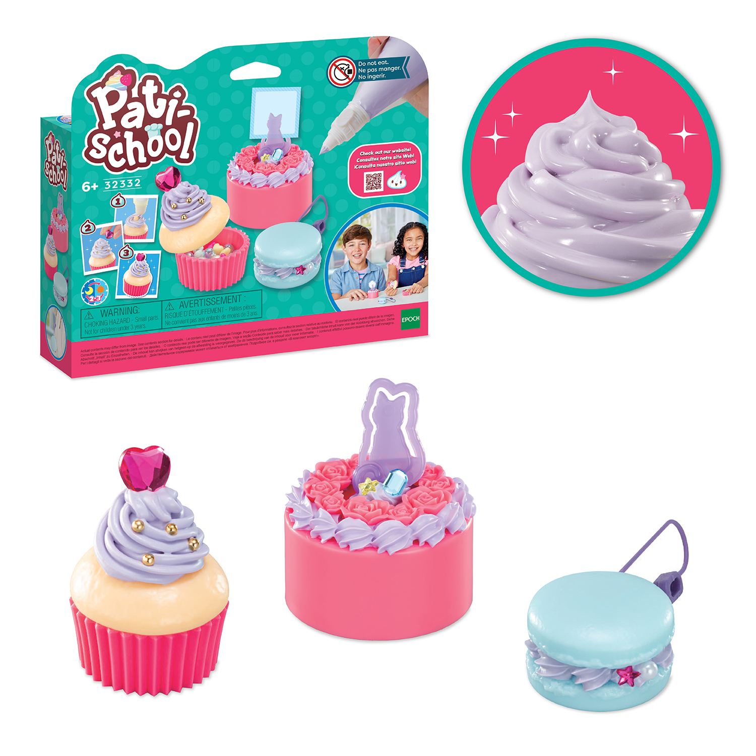 Voir la diapositive 9 : EPOCH D'ENFANCE Kit de décoration Pati-School  Violet