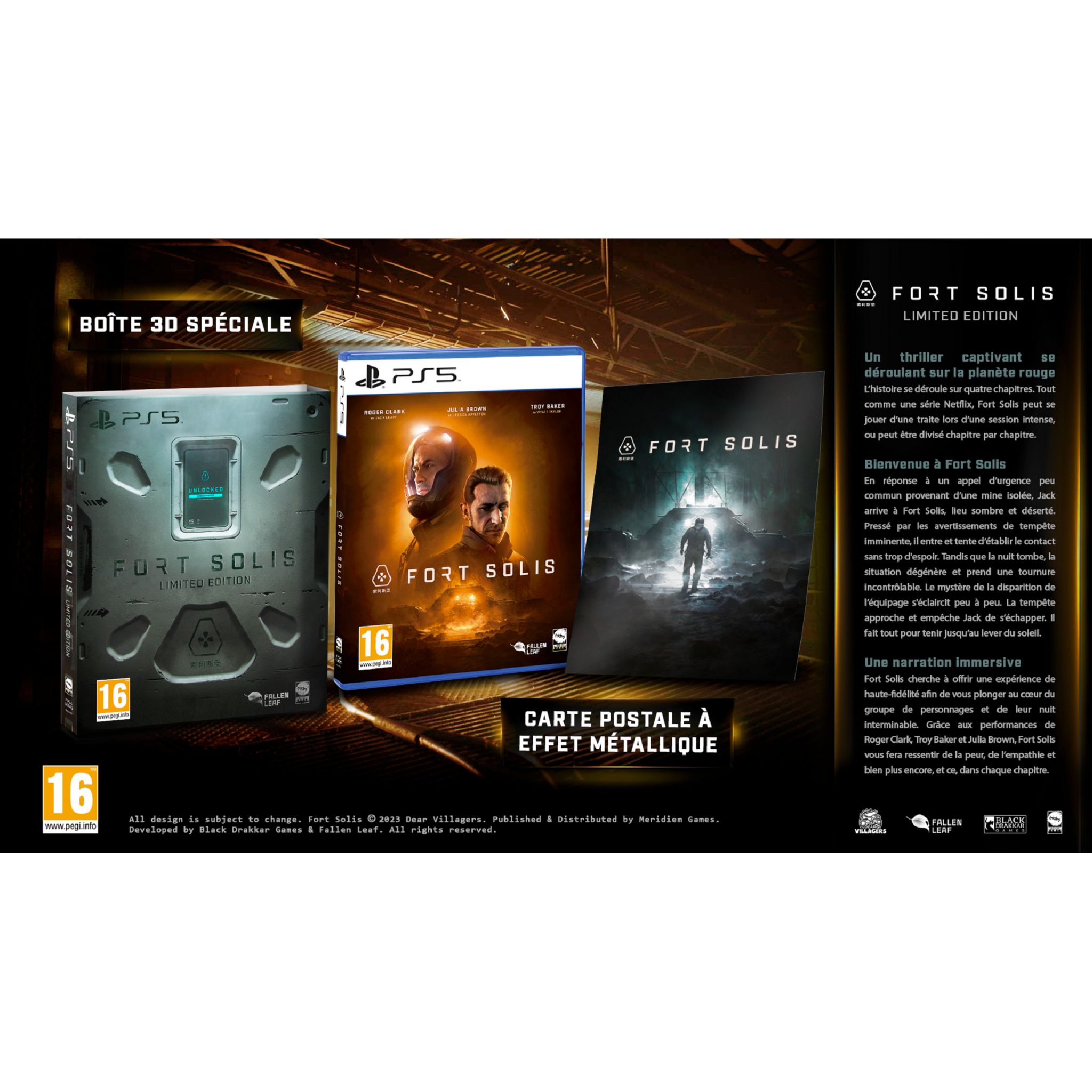 Voir la diapositive 8 : Fort Solis - Limited Edition PS5