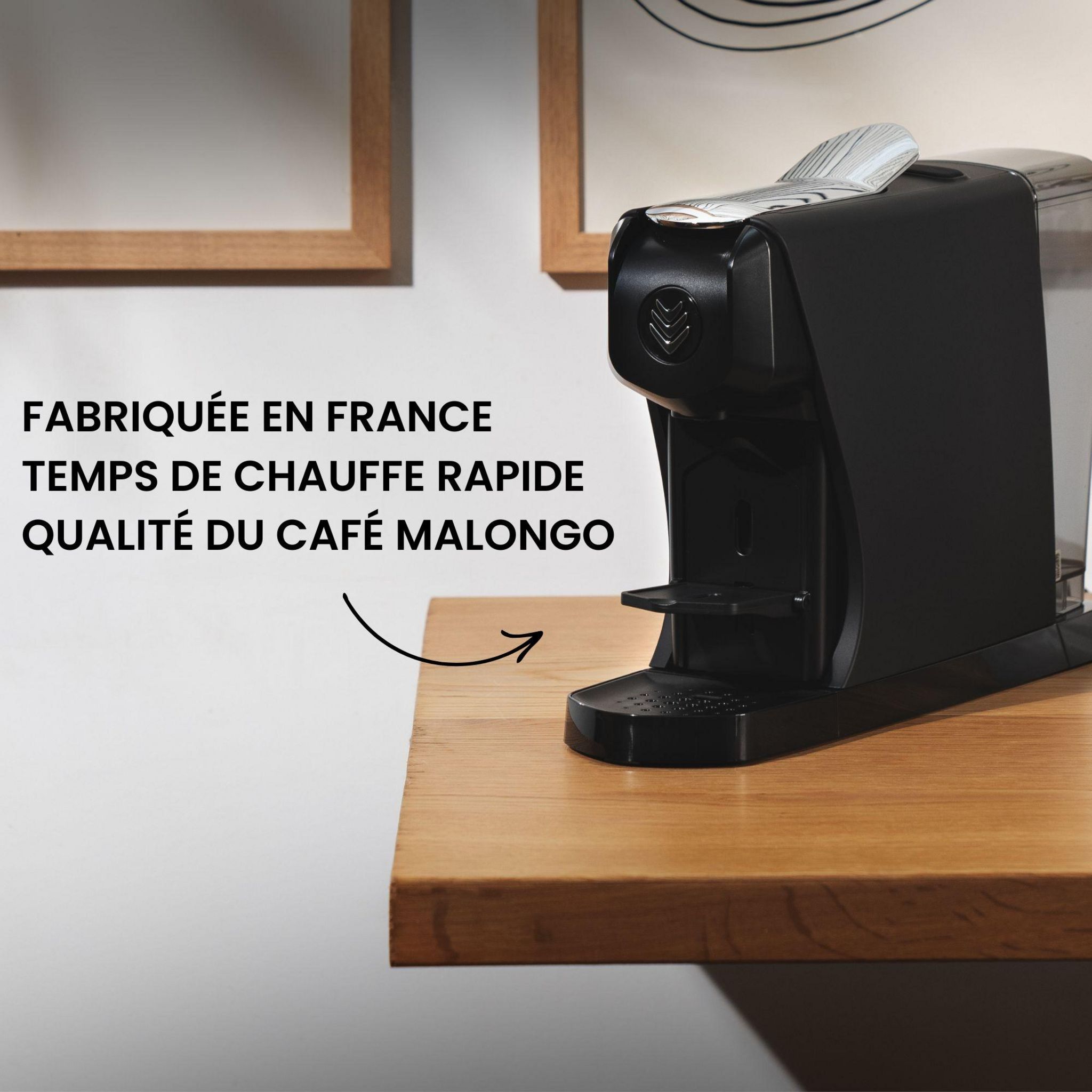Voir la diapositive 3 : MALONGO Machine expresso Éoh - Noir