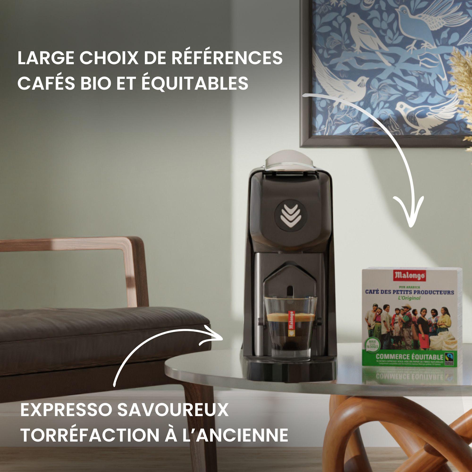 Voir la diapositive 5 : MALONGO Machine expresso Éoh - Noir