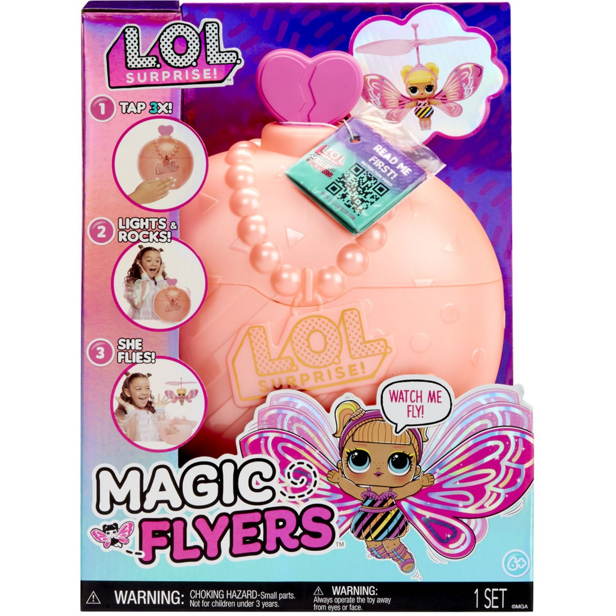 Voir la diapositive 2 : MGA Figurine Lol Surprise Magic Flyers Coeur Rose