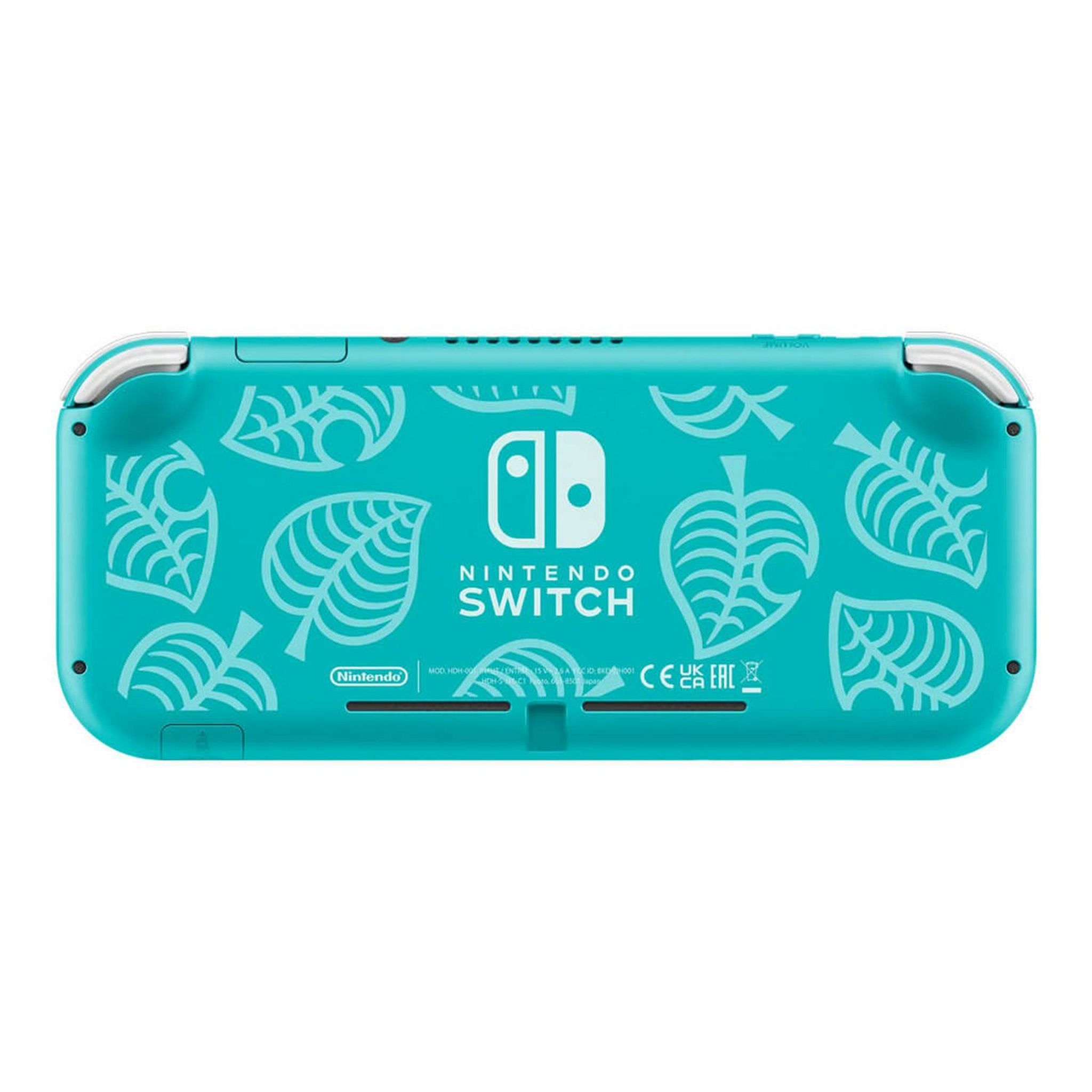 Voir la diapositive 3 : Pack Console Nintendo Switch Lite Turquoise Animal Crossing New Horizons - Meli Melo