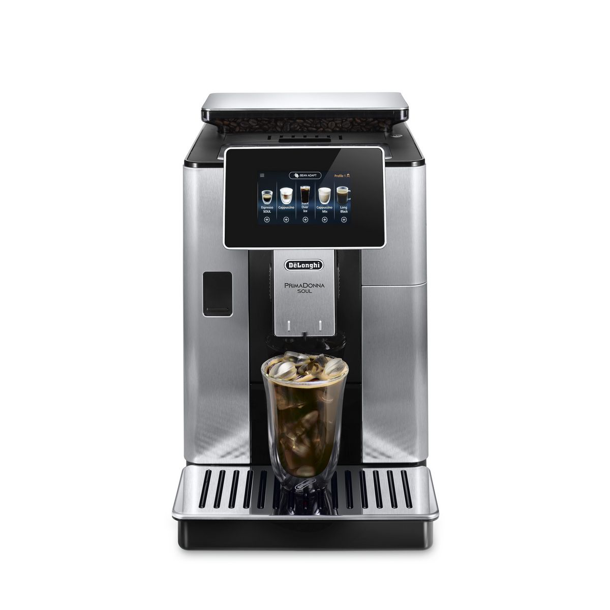 DELONGHI Machine expresso avec broyeur ECAM610.55.SB - Silver