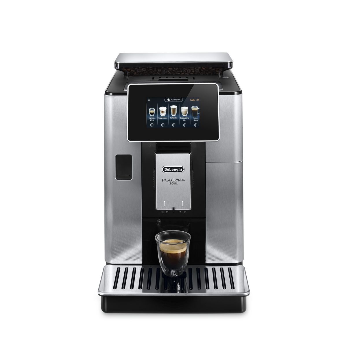 DELONGHI Machine expresso avec broyeur ECAM610.55.SB - Silver
