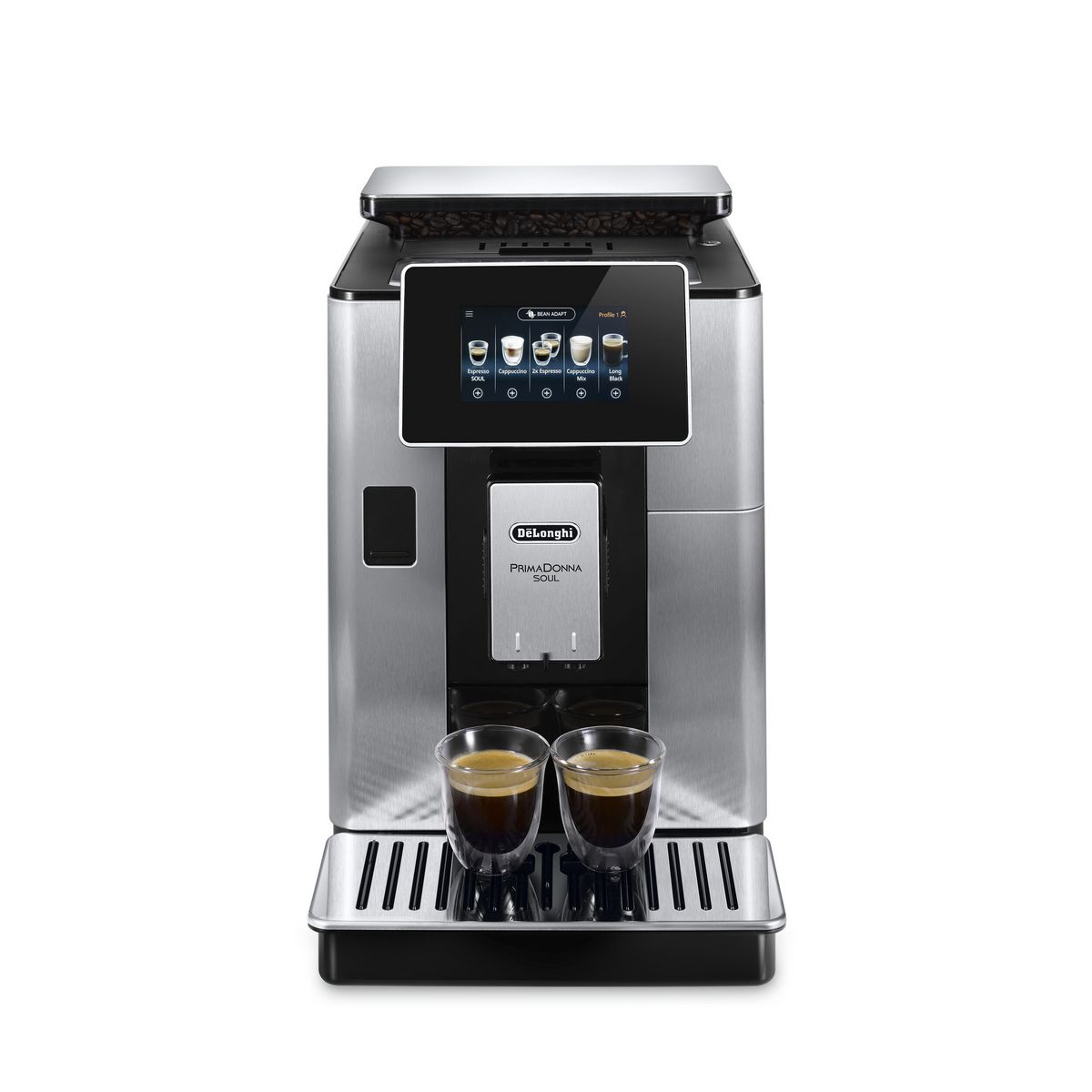 DELONGHI Machine expresso avec broyeur ECAM610.55.SB - Silver