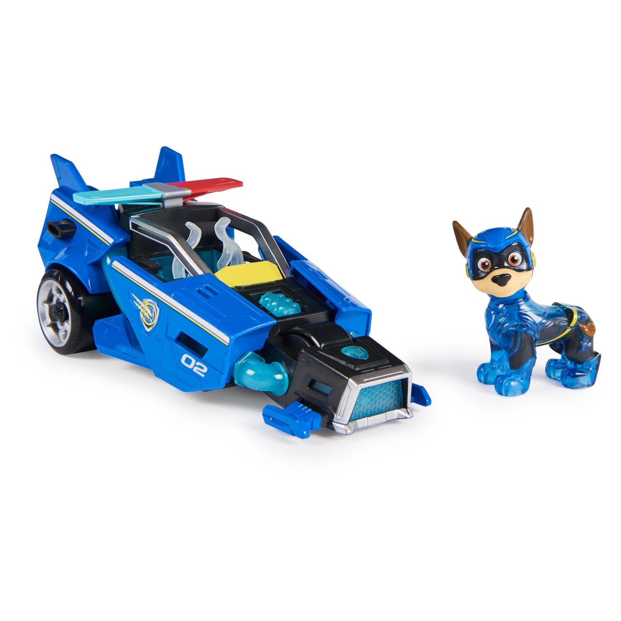 Voir la diapositive 2 : SPIN MASTER Véhicule et Figurine La Super Patrouille Pat Patrouille le film - Chase