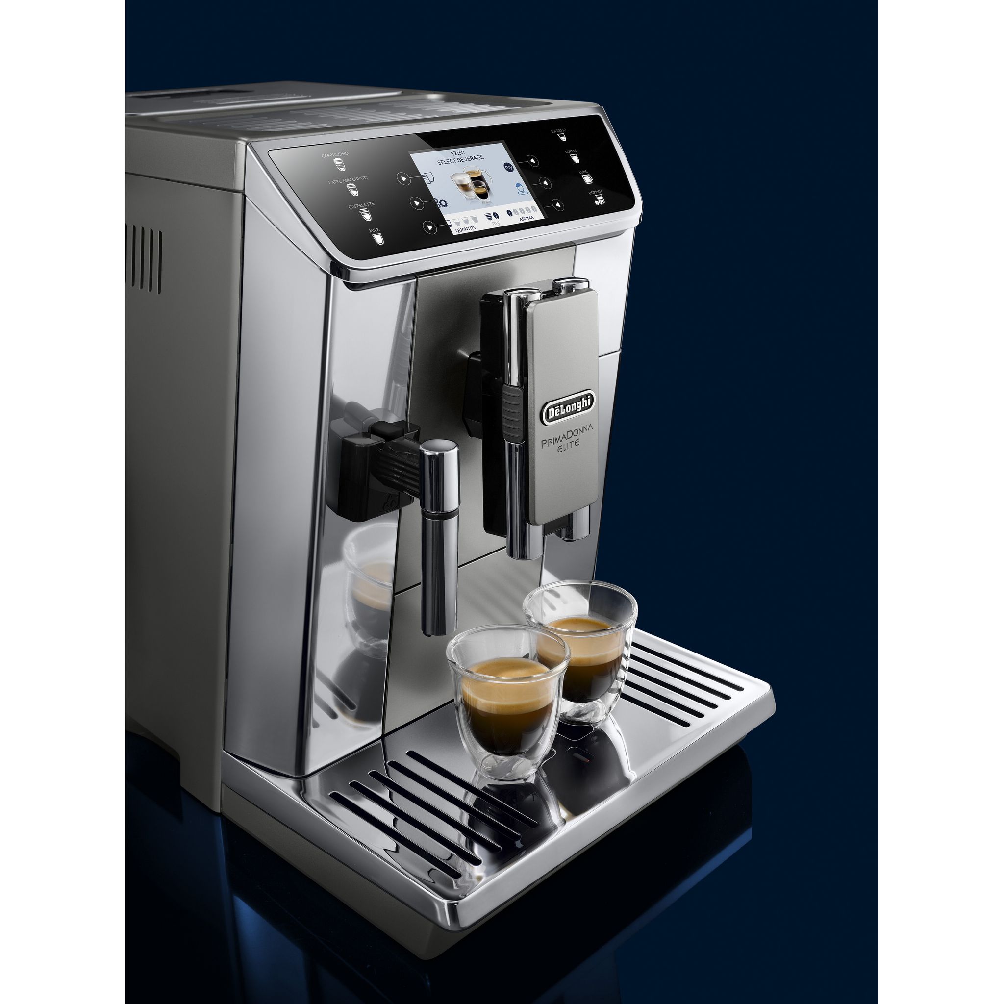Voir la diapositive 8 : DELONGHI Machine expresso ECAM650.55.MS - Silver