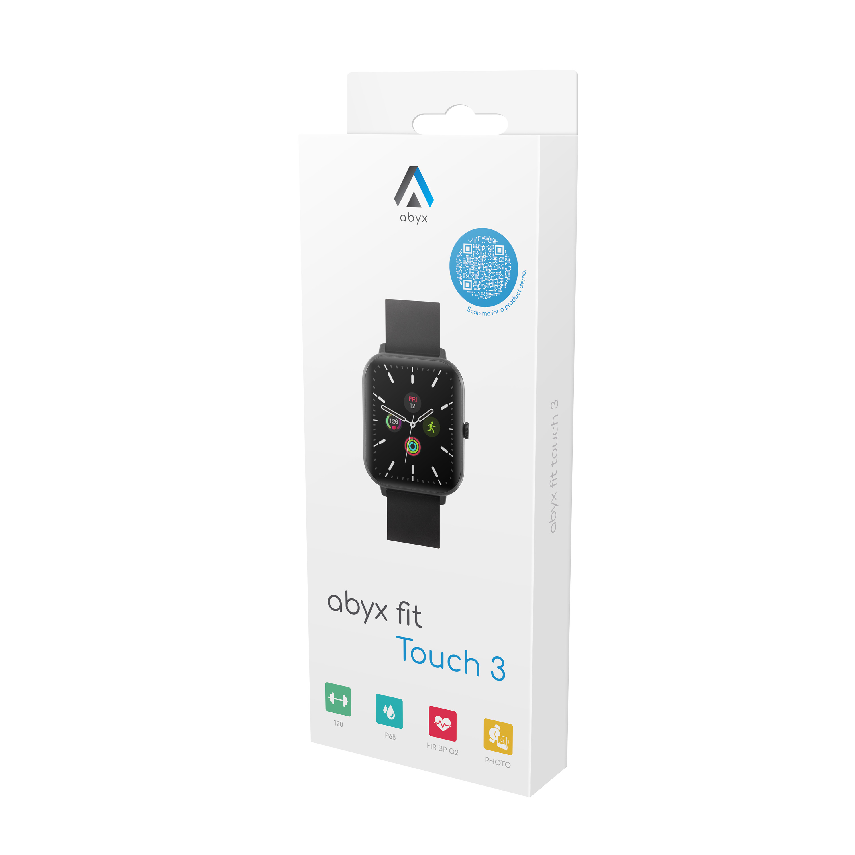 Voir la diapositive 18 : ABYX Montre connectée Fit Touch 3 - Gris