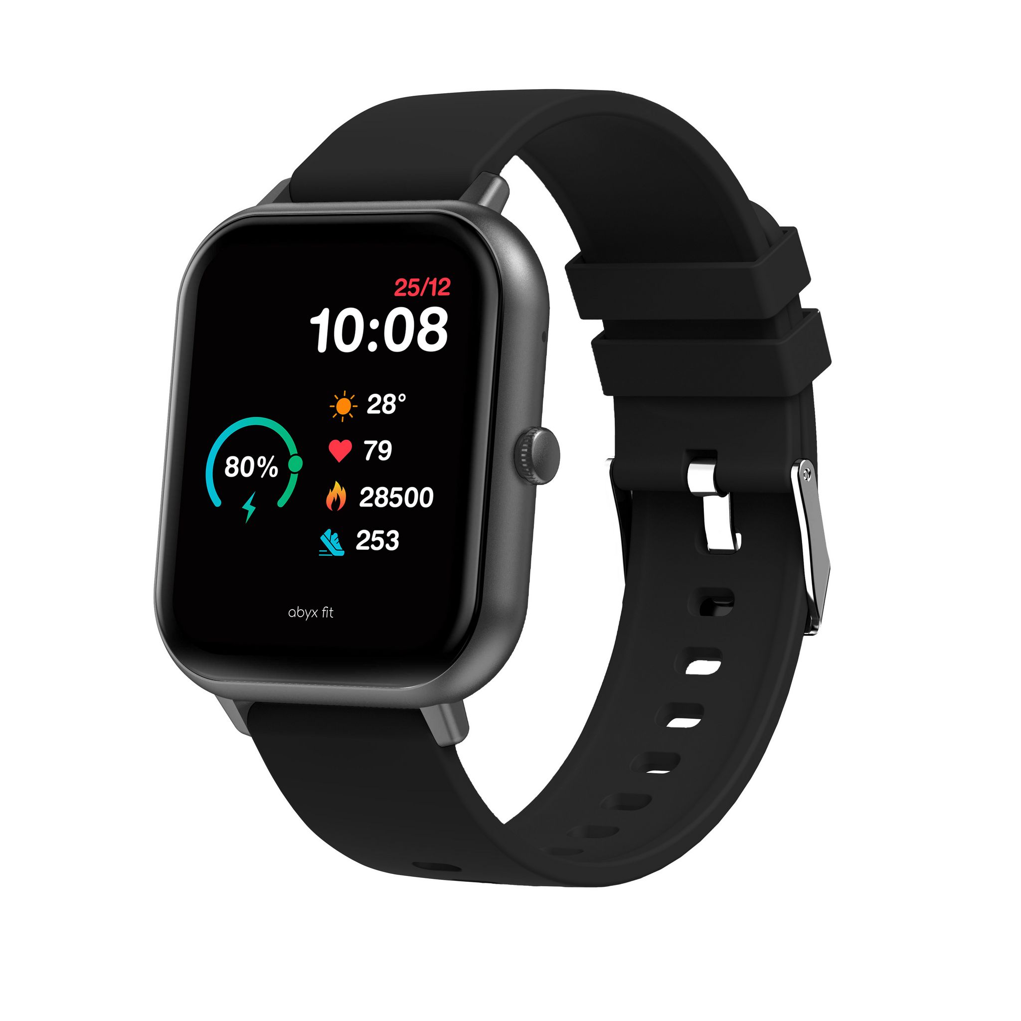 Voir la diapositive 9 : ABYX Montre connectée Fit Touch 3 - Gris