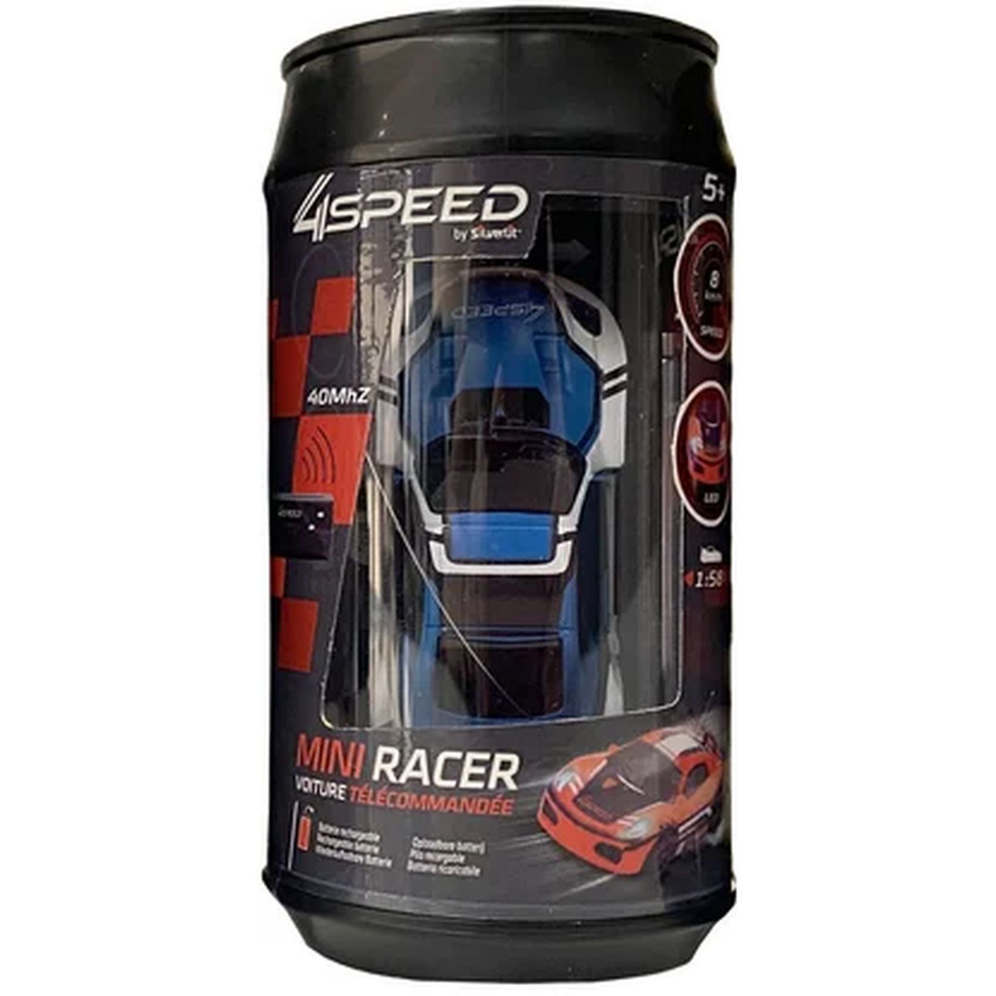 Voir la diapositive 2 : SILVERLIT Voiture RC Mini Racer échelle 1/58ème