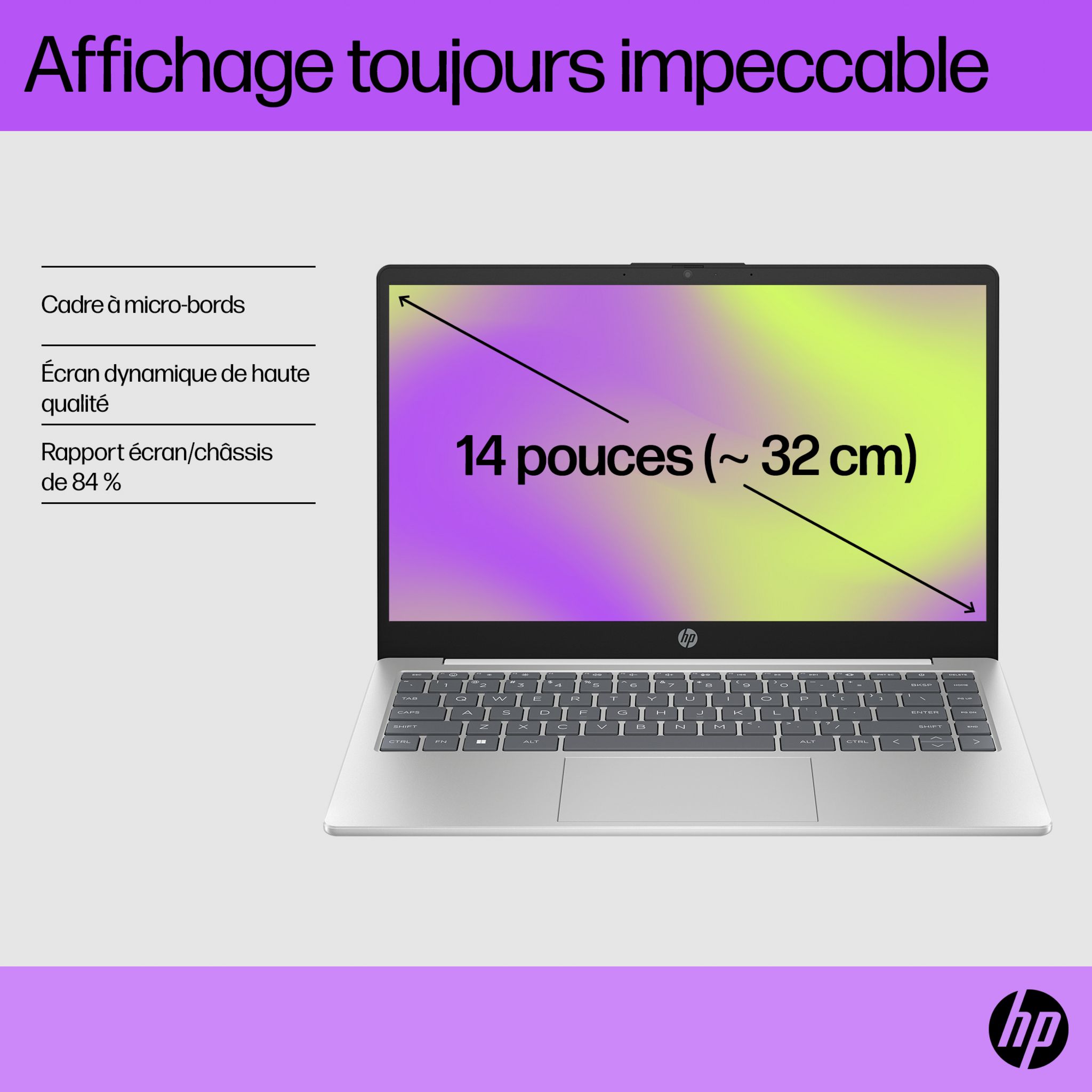 Voir la diapositive 4 : HP Ordinateur portable LAPTOP 14-EM0015NF