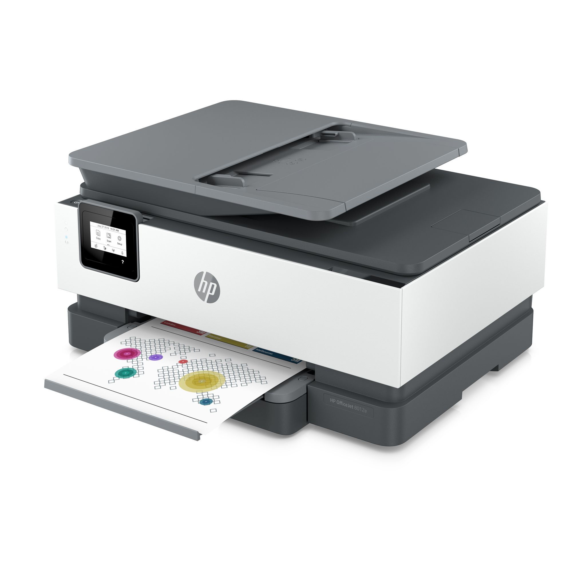 Voir la diapositive 5 : HP Imprimante Tout-en-un  OfficeJet 8012e - Noir/Blanc