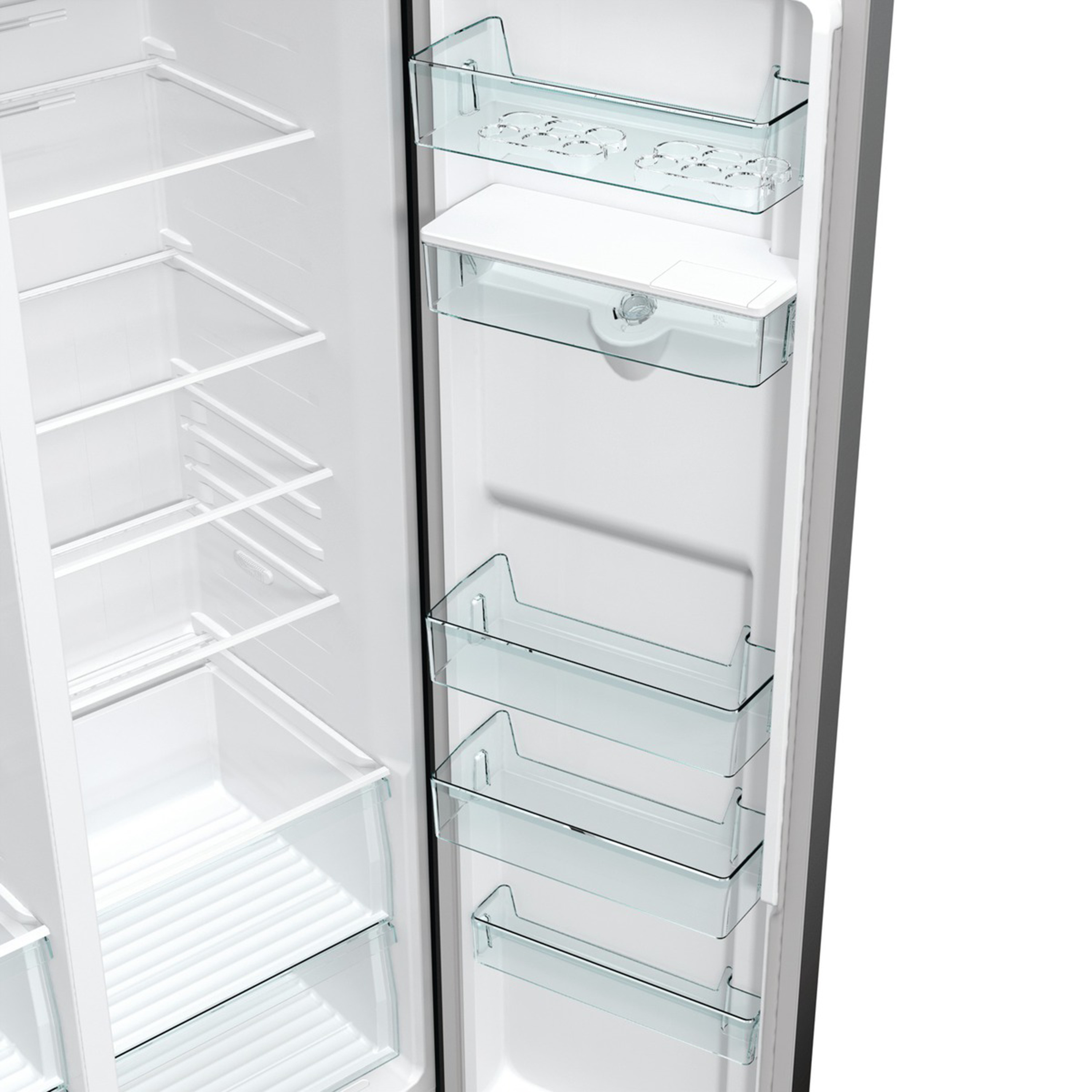 Voir la diapositive 9 : HISENSE Réfrigérateur multiportes RS711N4WFE, 547 L, Froid ventilé No Frost, E