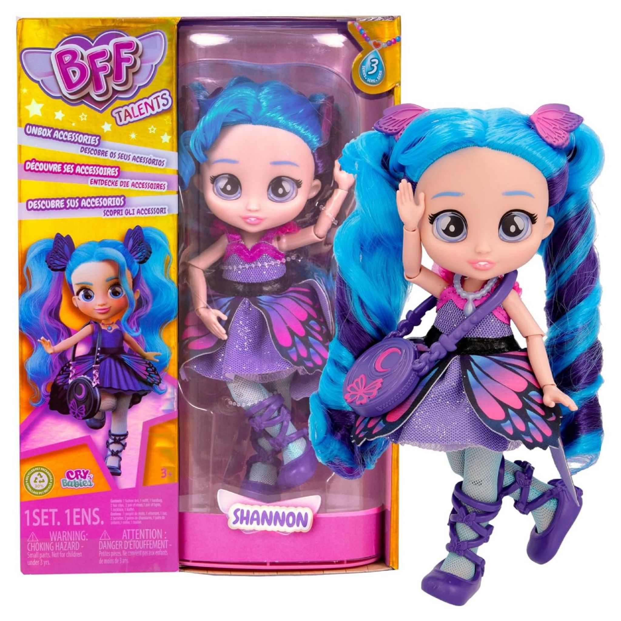 Voir la diapositive 1 : Poupée Cry Babies BFF Série 3 - Shannon