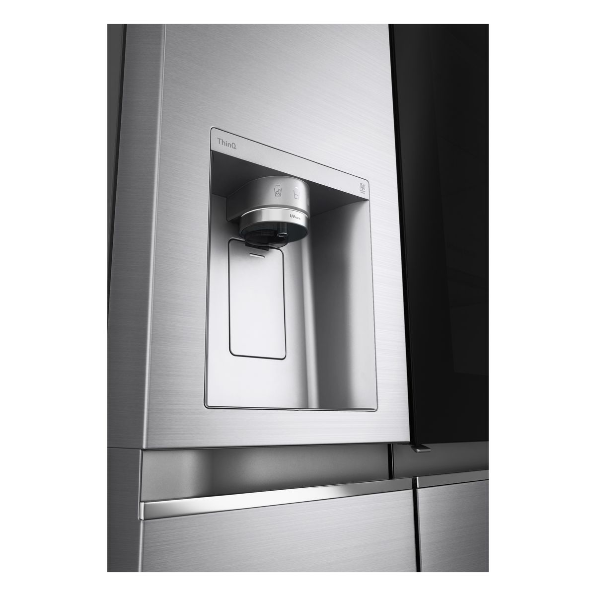 LG Réfrigérateur américain GSXV90PZAE, 635 L, Froid ventilé No Frost, E