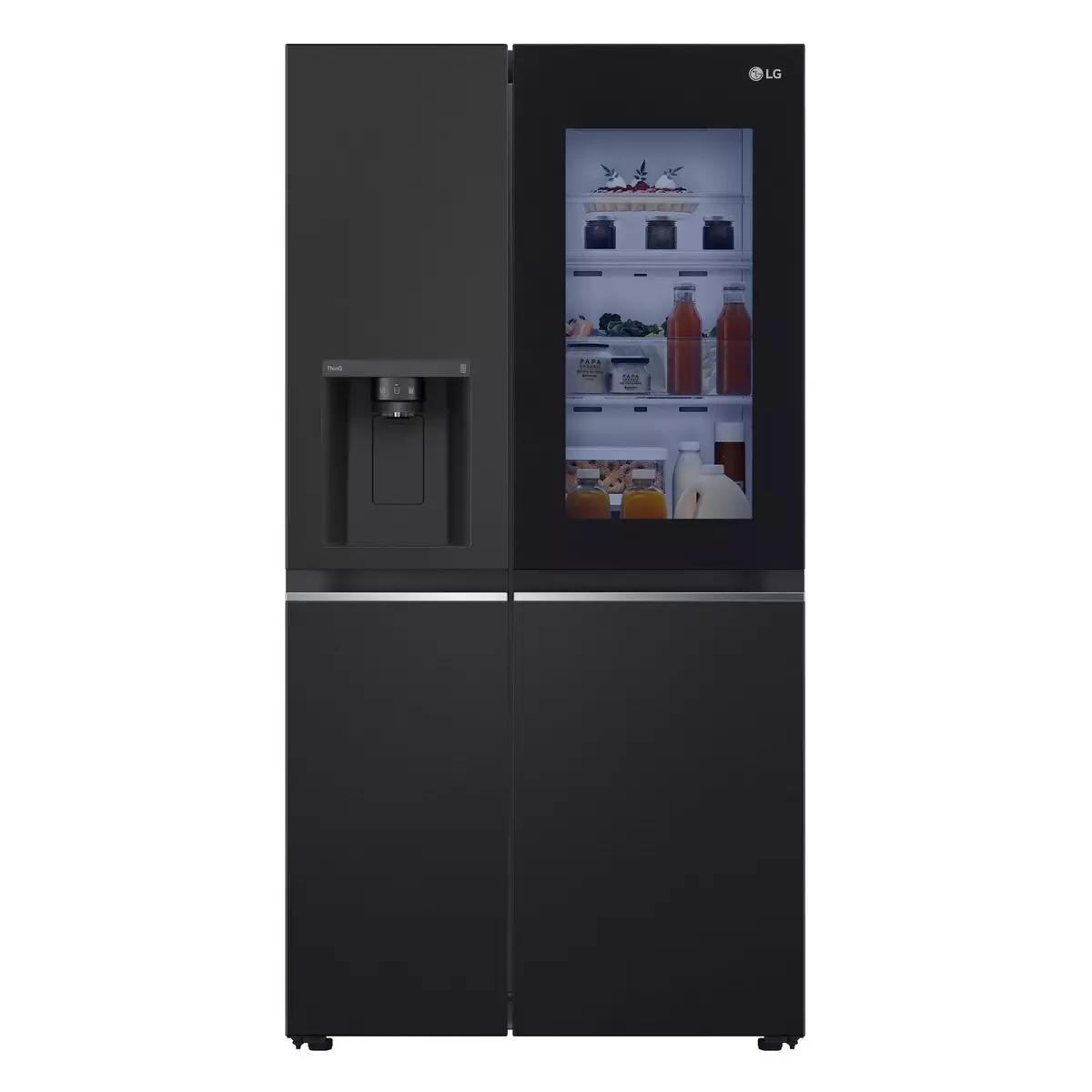 LG Réfrigérateur américain GSGV80EPLD, 635 L, Froid ventilé No