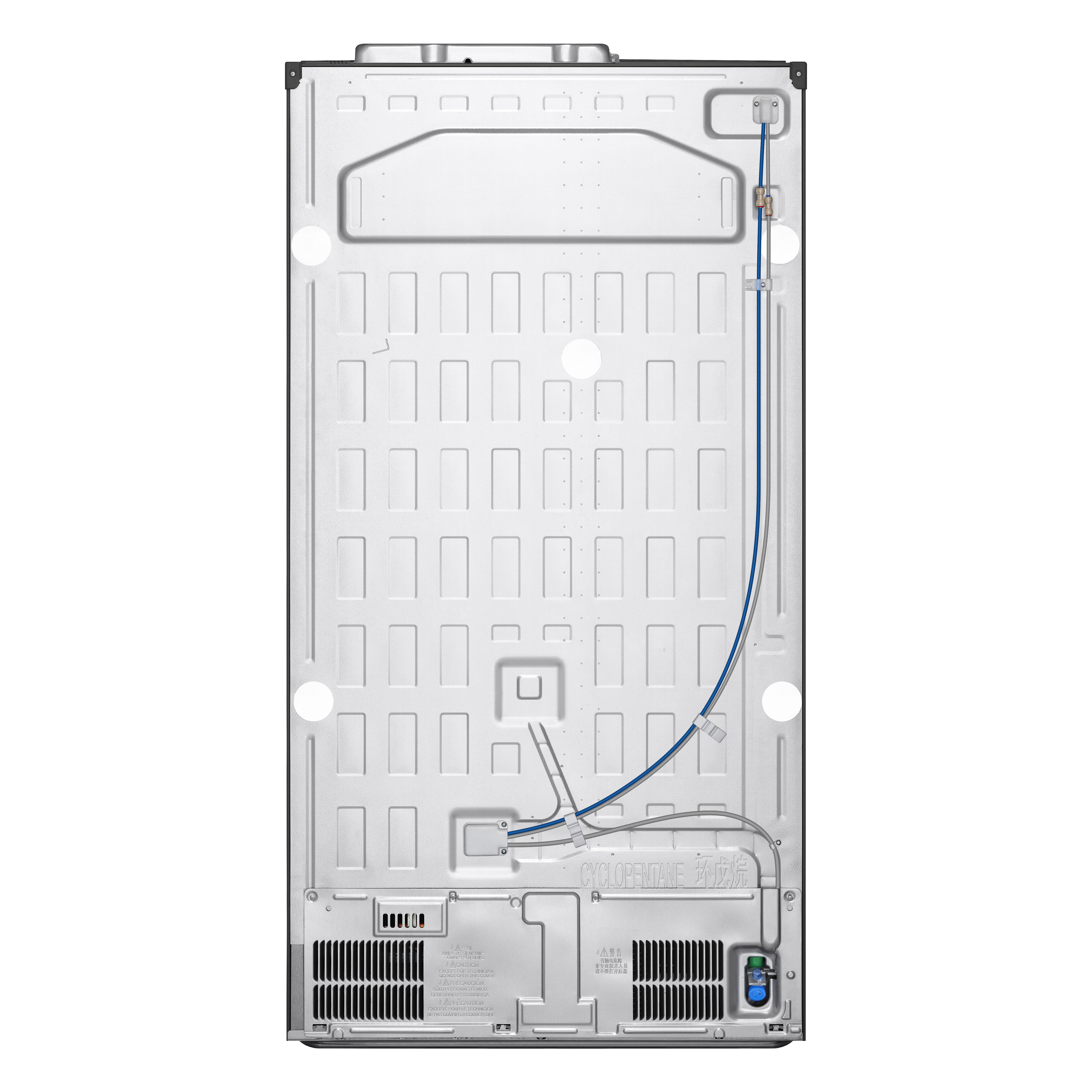 Voir la diapositive 6 : LG Réfrigérateur américain GSGV80EPLD, 635 L, Froid ventilé No Frost, D
