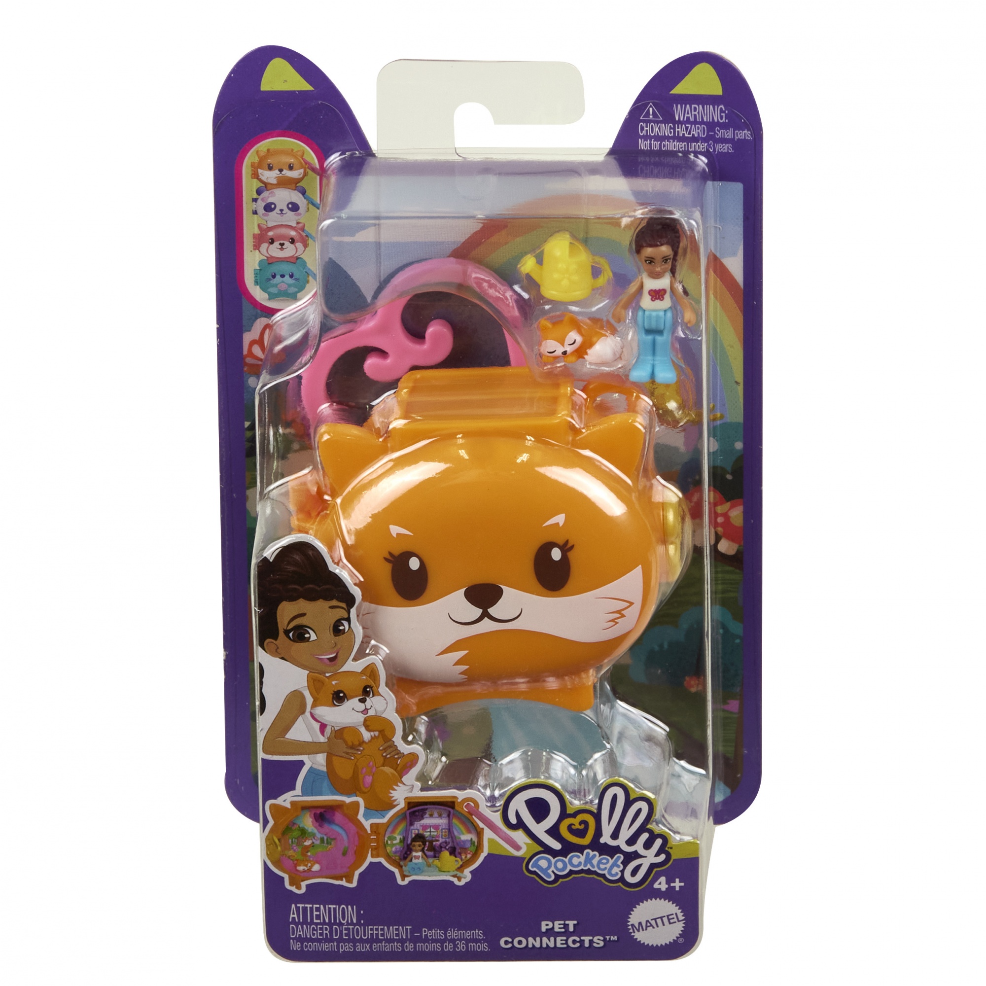 Voir la diapositive 12 : MATTEL Polly Pocket Pet Connects - Figurine + Animal + Accessoire