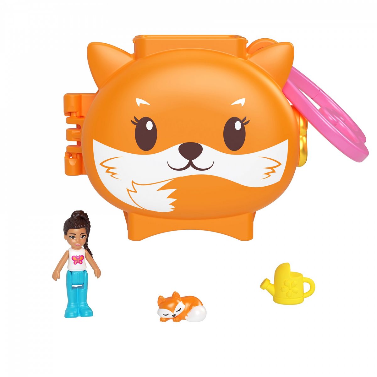 MATTEL Polly Pocket Pet Connects - Figurine + Animal + Accessoire