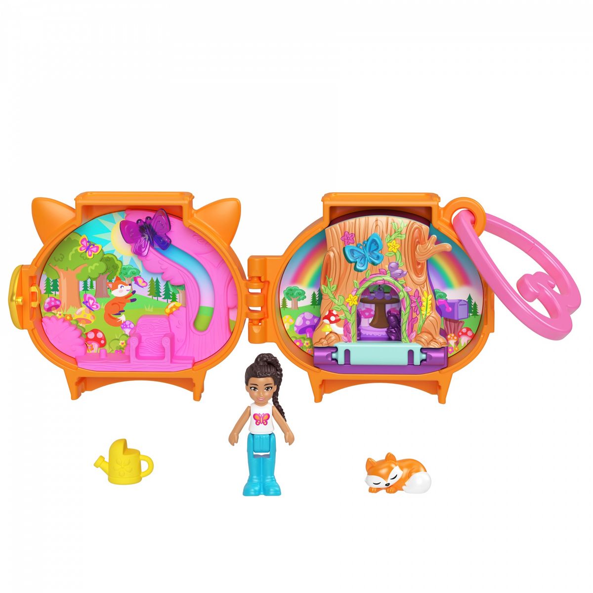 MATTEL Polly Pocket Pet Connects - Figurine + Animal + Accessoire