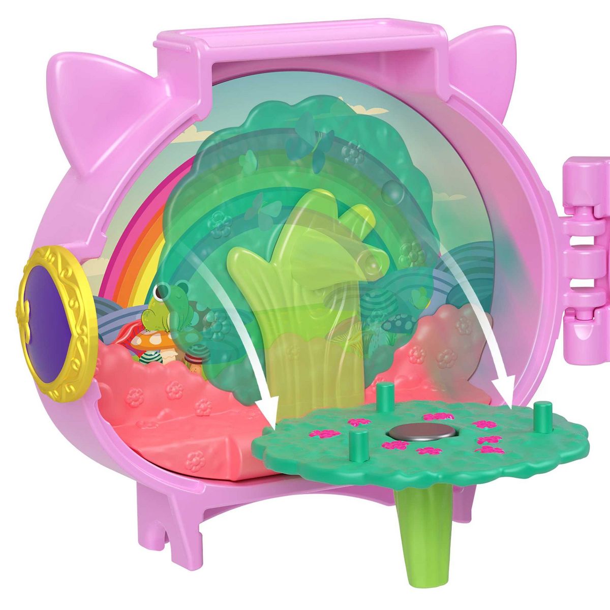 MATTEL Polly Pocket Pet Connects - Figurine + Animal + Accessoire