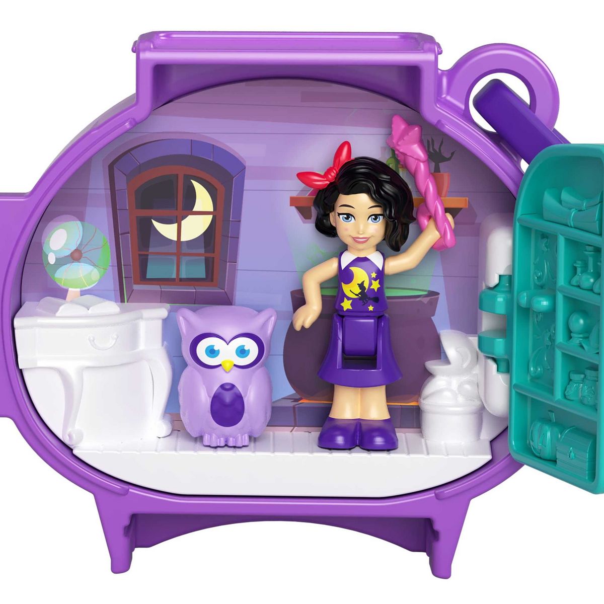 MATTEL Polly Pocket Pet Connects - Figurine + Animal + Accessoire