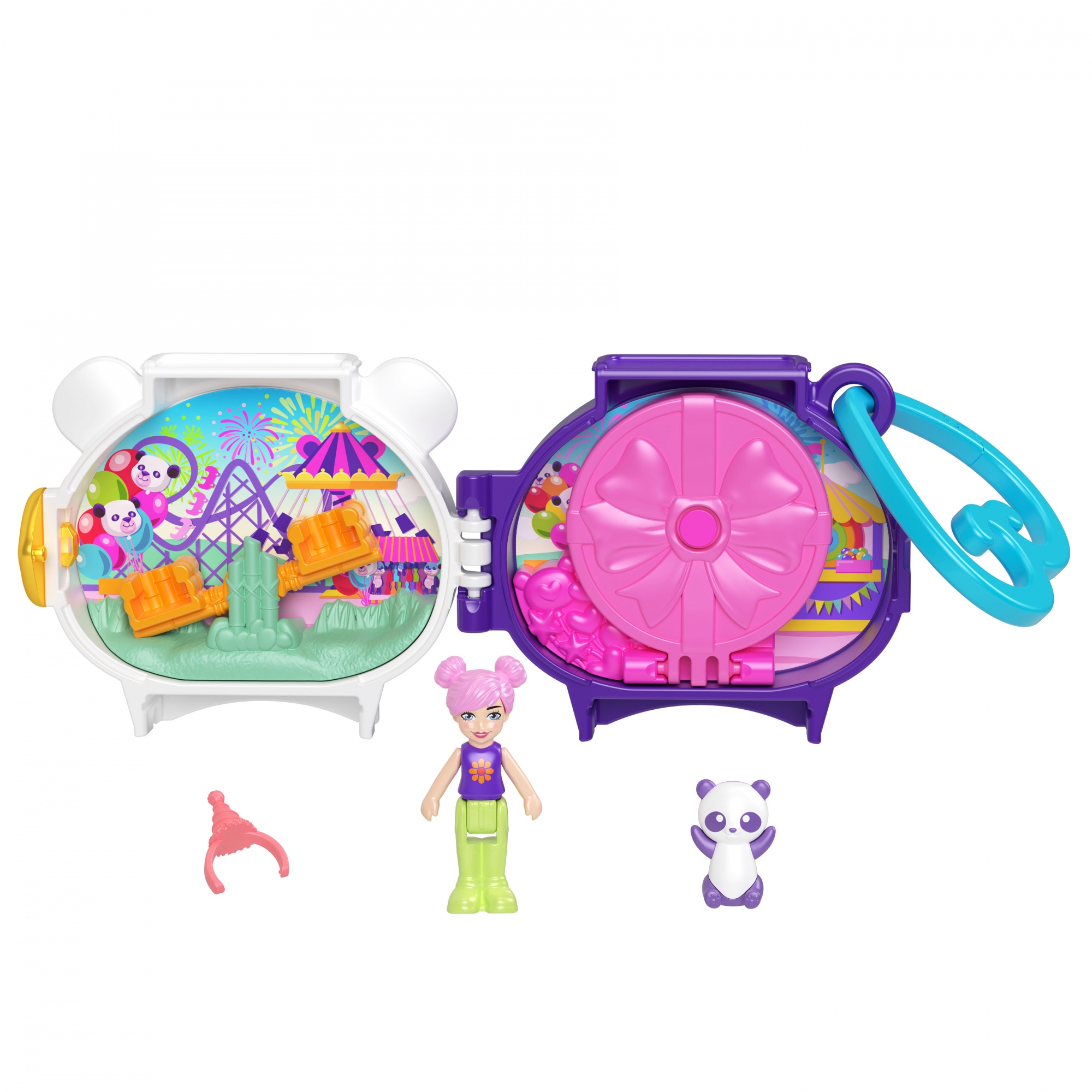 Voir la diapositive 4 : MATTEL Polly Pocket Pet Connects - Figurine + Animal + Accessoire