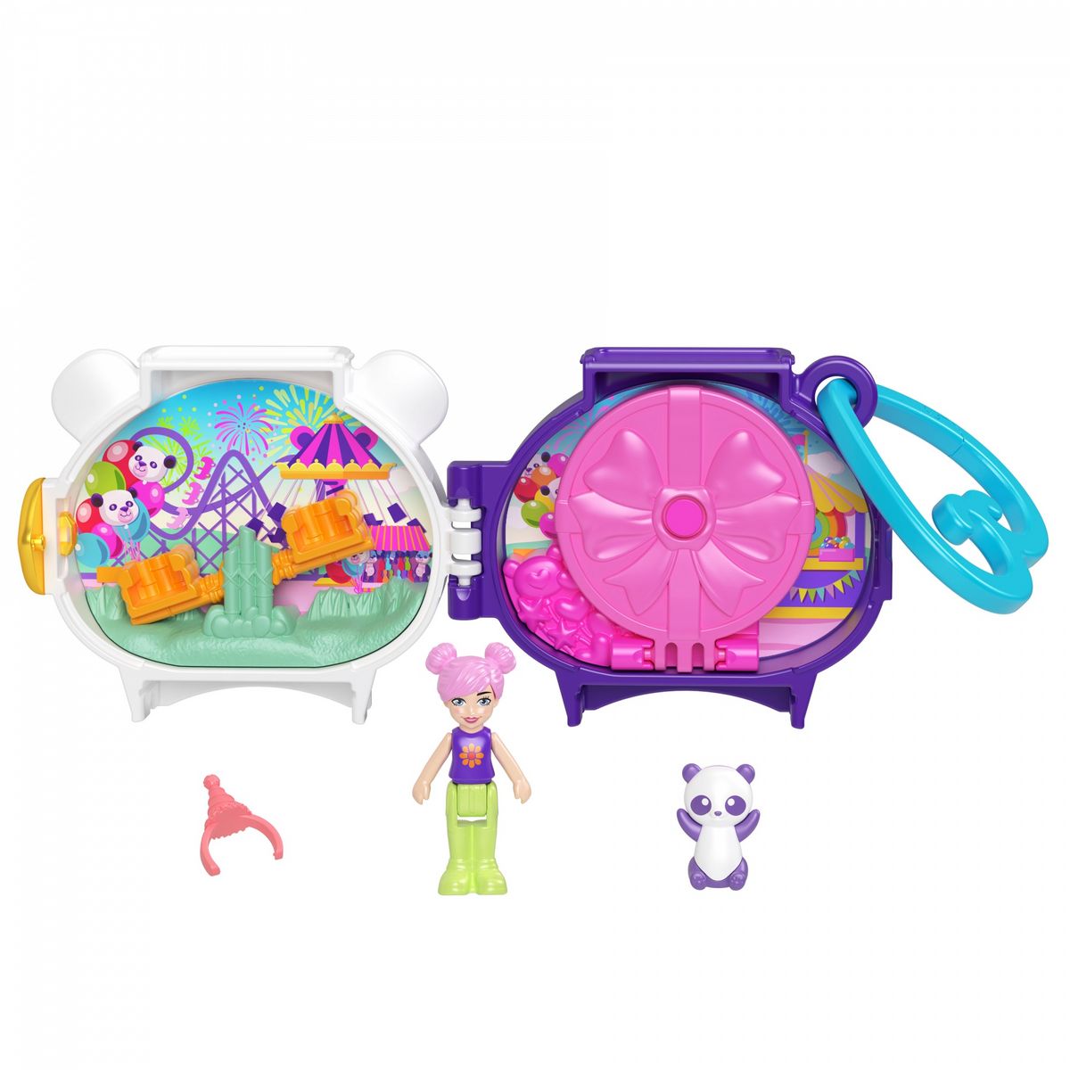 MATTEL Polly Pocket Pet Connects - Figurine + Animal + Accessoire