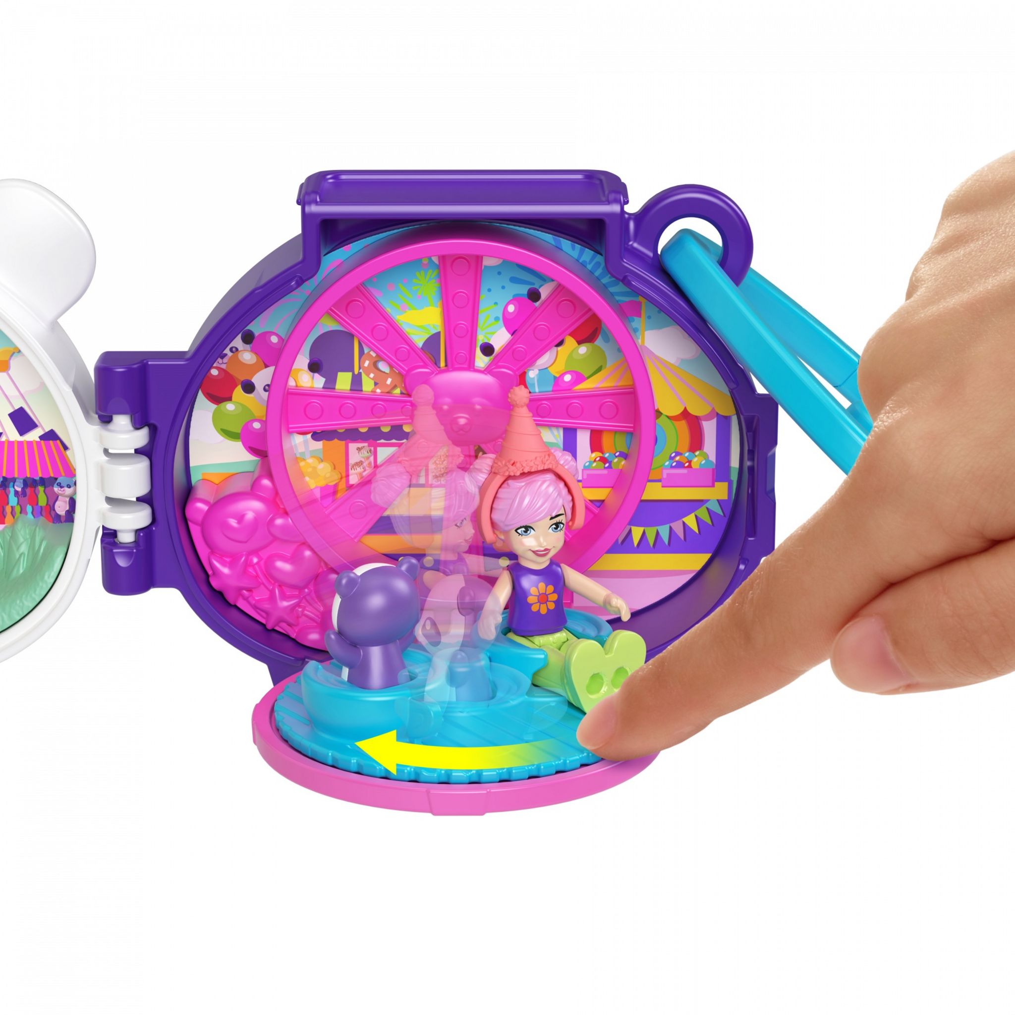 Voir la diapositive 5 : MATTEL Polly Pocket Pet Connects - Figurine + Animal + Accessoire