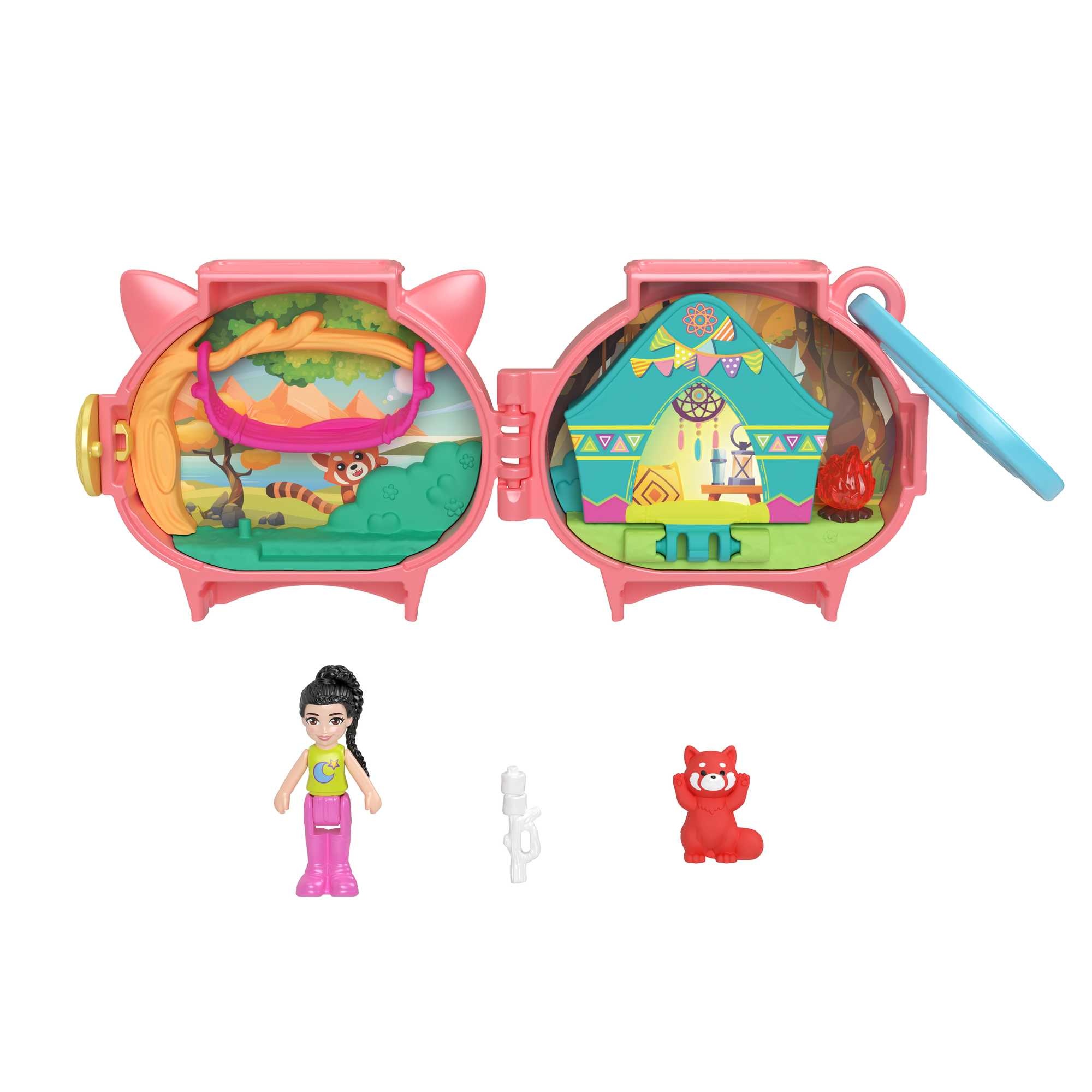 Voir la diapositive 9 : MATTEL Polly Pocket Pet Connects - Figurine + Animal + Accessoire
