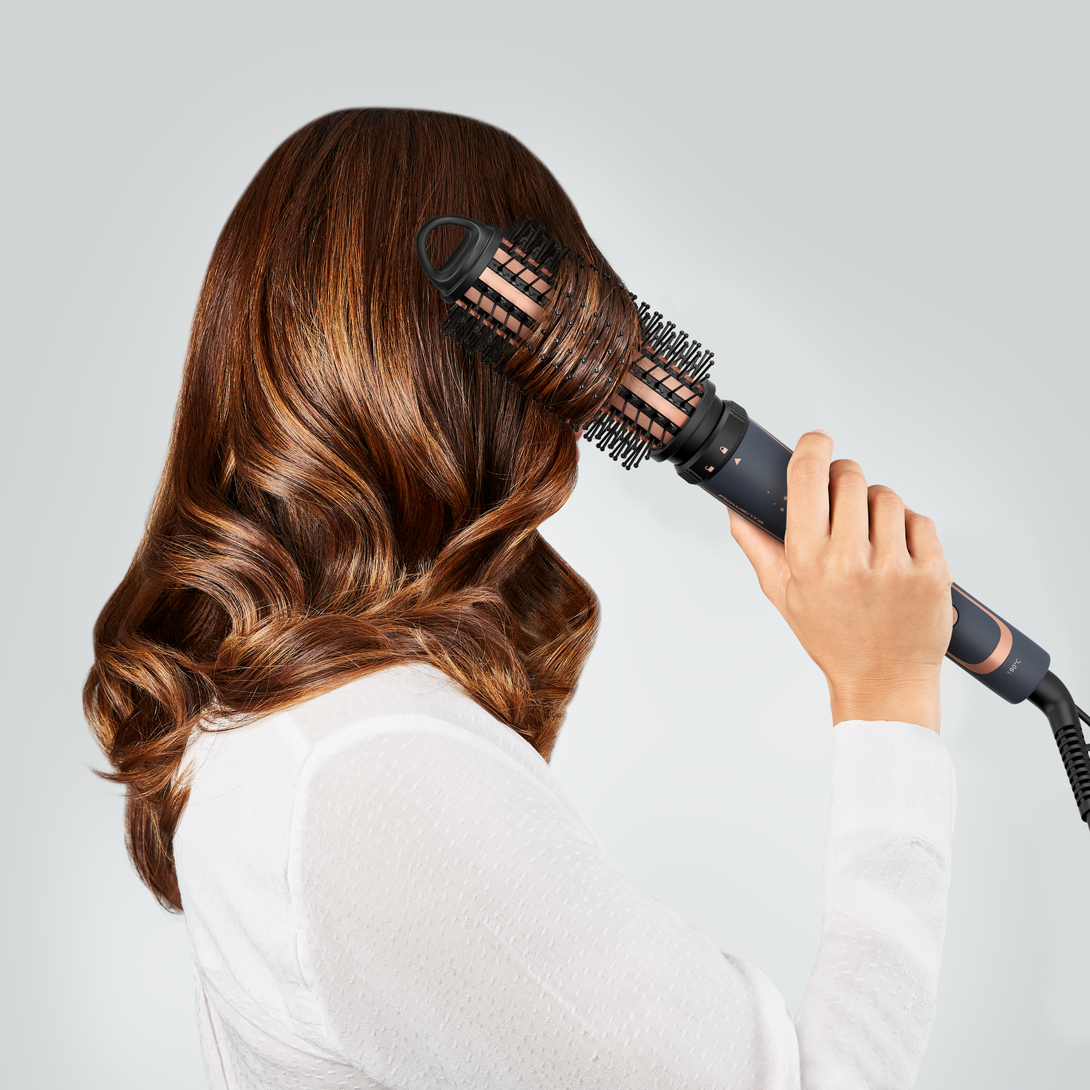 Voir la diapositive 4 : ROWENTA Multistyler CF4211F0 - Bleu gris / abricot