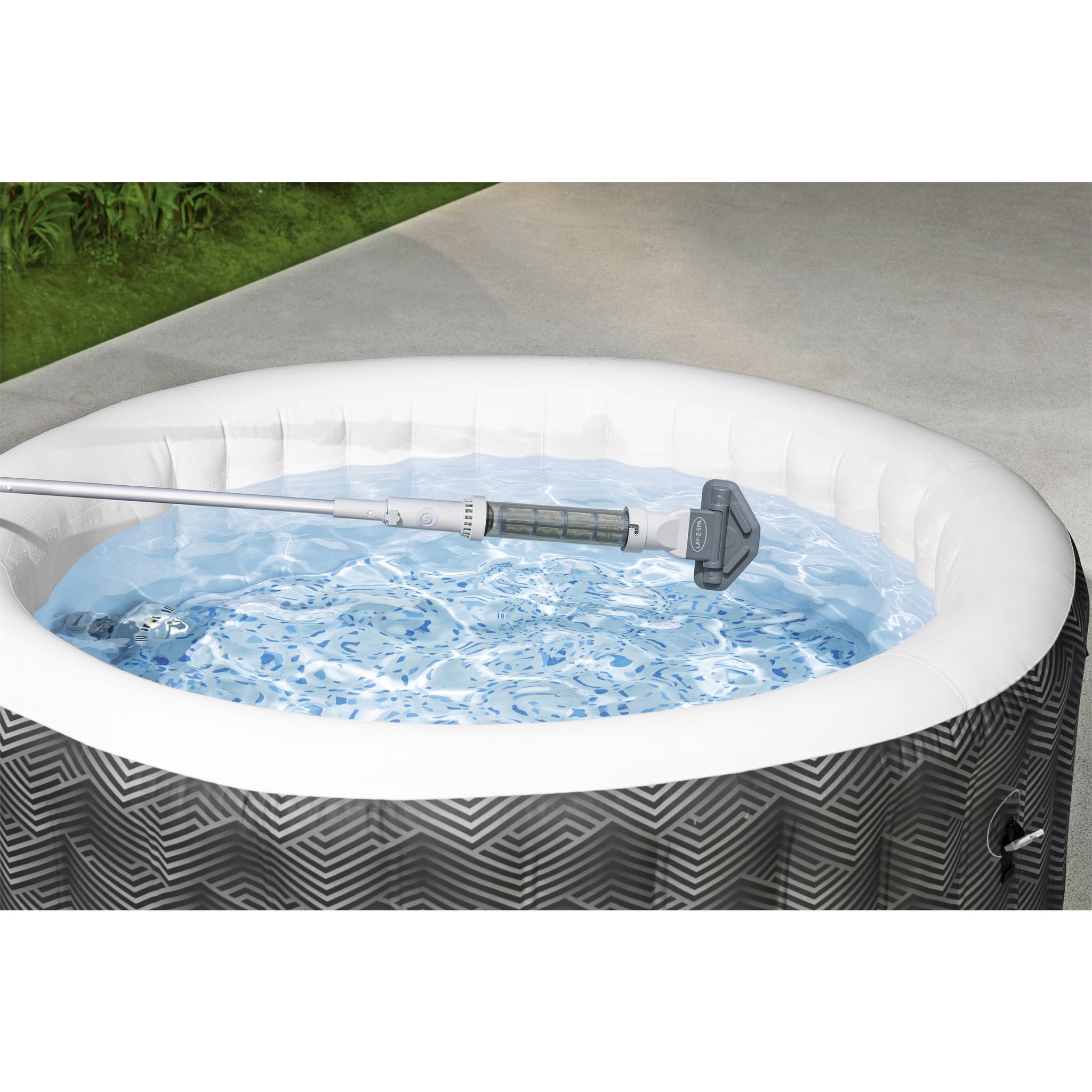Voir la diapositive 13 : BESTWAY Balai aspirateur rechargeable pour spa et petites piscines hors sol Lay-Z-Spa Xtras