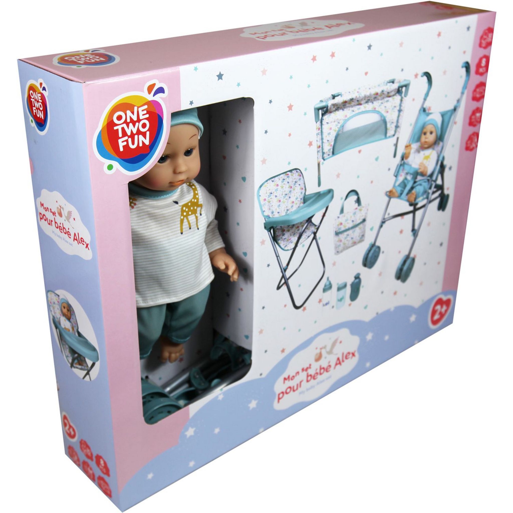 Voir la diapositive 4 : ONE TWO FUN Mon Set pour bébé Alex