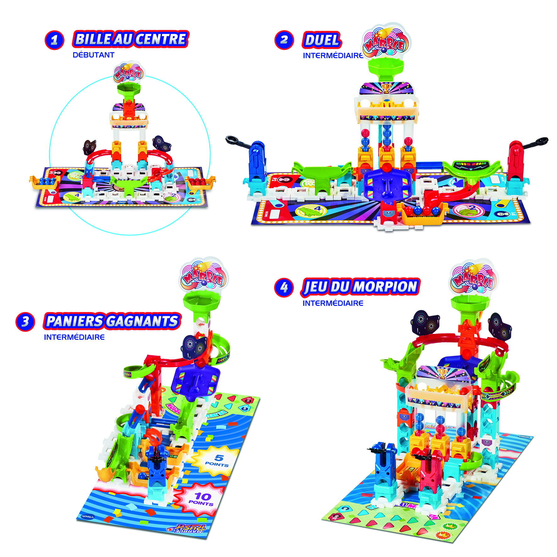 Voir la diapositive 4 : VTECH Jeu Marble Rush Gaming Set 3000