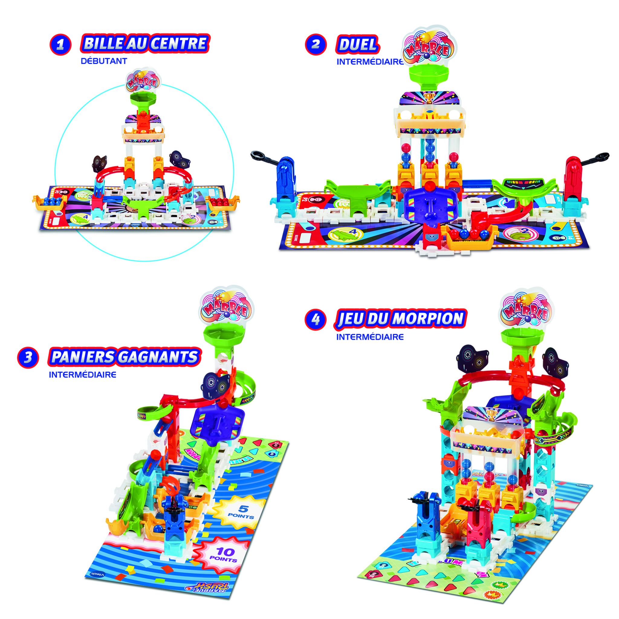 Voir la diapositive 4 : VTECH Jeu Marble Rush Gaming Set 3000