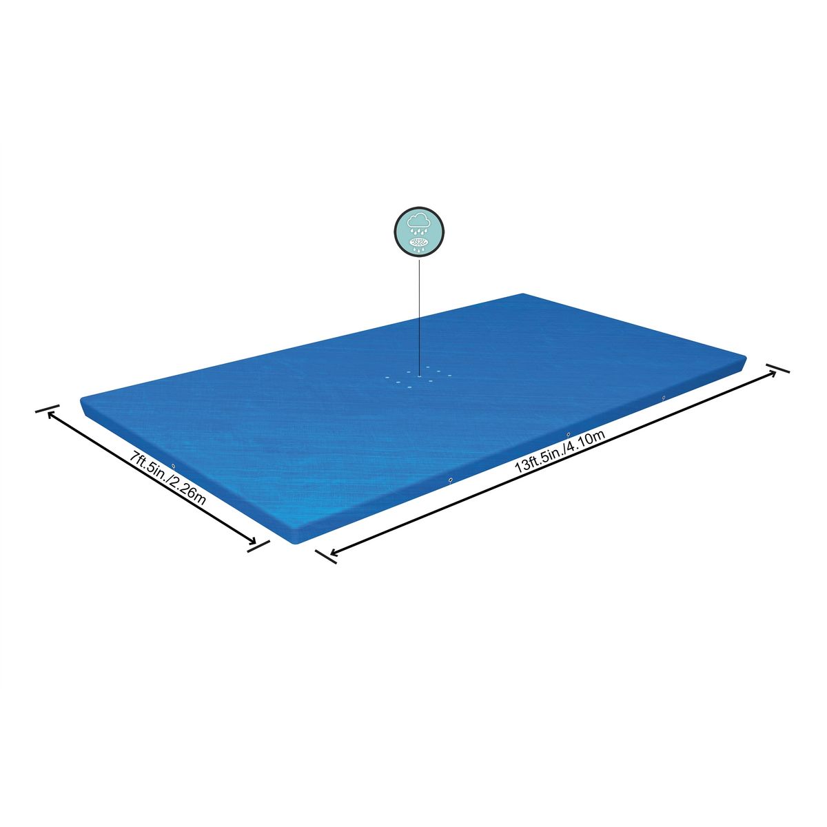 BESTWAY Bâche 4 saisons pour piscine rectangulaire STEEL PRO 400 X 211 cm