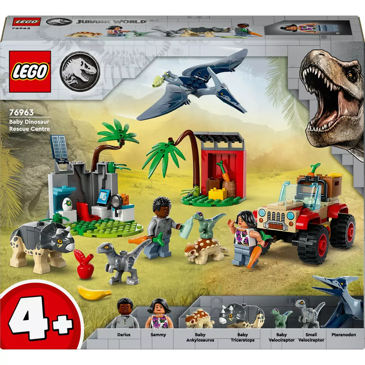 LEGO Jurassic Park 76959 La Recherche du Tricératops, Jouet de