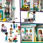 LEGO Friends 42621 L’Hôpital de Heartlake City, Jouet avec Hélicoptère et Figurines incluant Autumn et un Chien