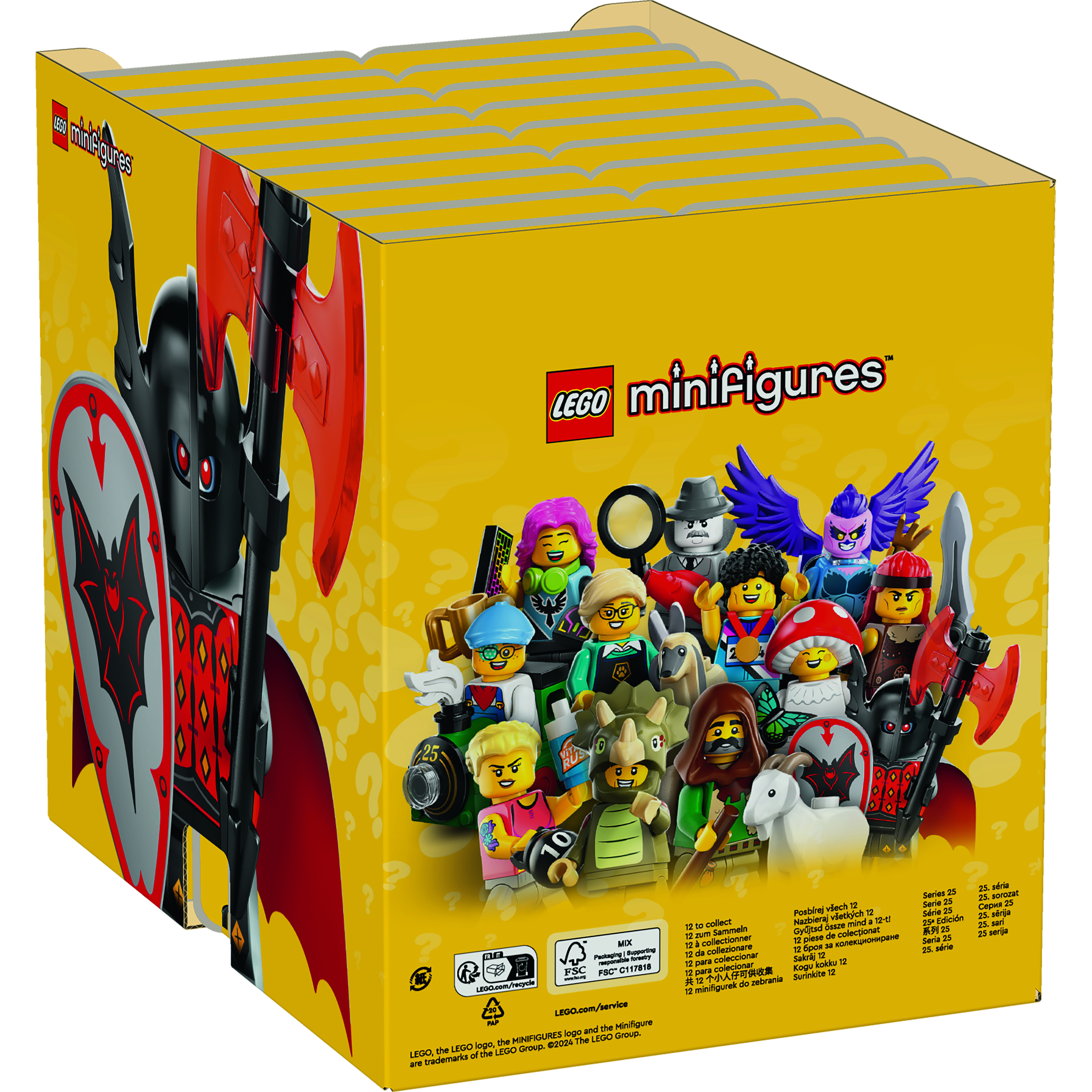 Voir la diapositive 8 : LEGO Display 36 sachets Minifigures 71045 Série 25, Jouet avec Figurines à Collectionner, Set d'Aventure