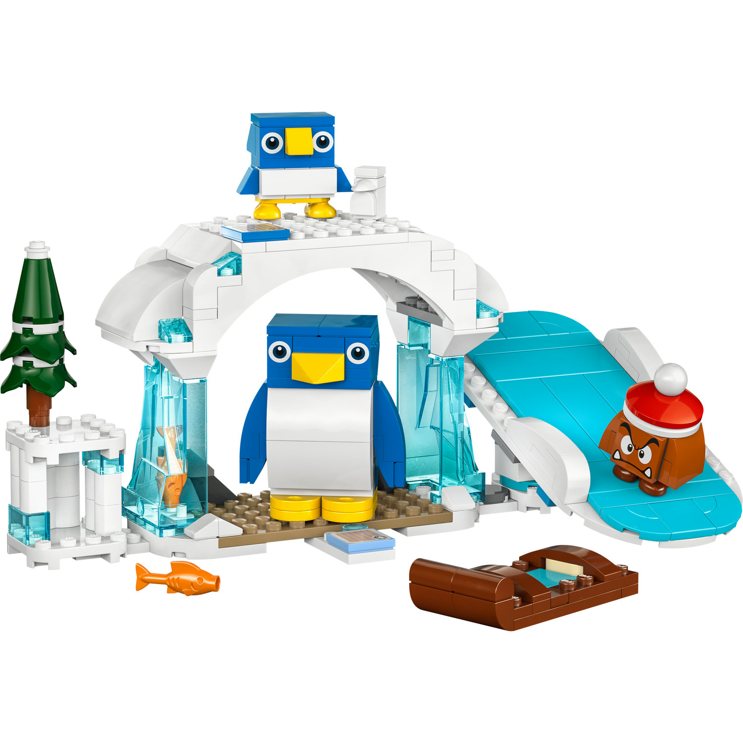 Voir la diapositive 2 : LEGO Super Mario 71430 Ensemble d'Extension Aventure dans la Neige pour la Famille Pingouin, Jouet avec Figurine Goomba