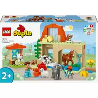 Lego 10952 duplo town la grange le tracteur et les animaux de la ferme  jouet avec figurines pour enfant de 2 ans et + - La Poste