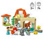 Voir la diapositive 3 : LEGO DUPLO Ma Ville 10416 Prendre Soin des Animaux de la Ferme, Jouet Éducatif pour Bébés, Maison, Figurines de Chevaux