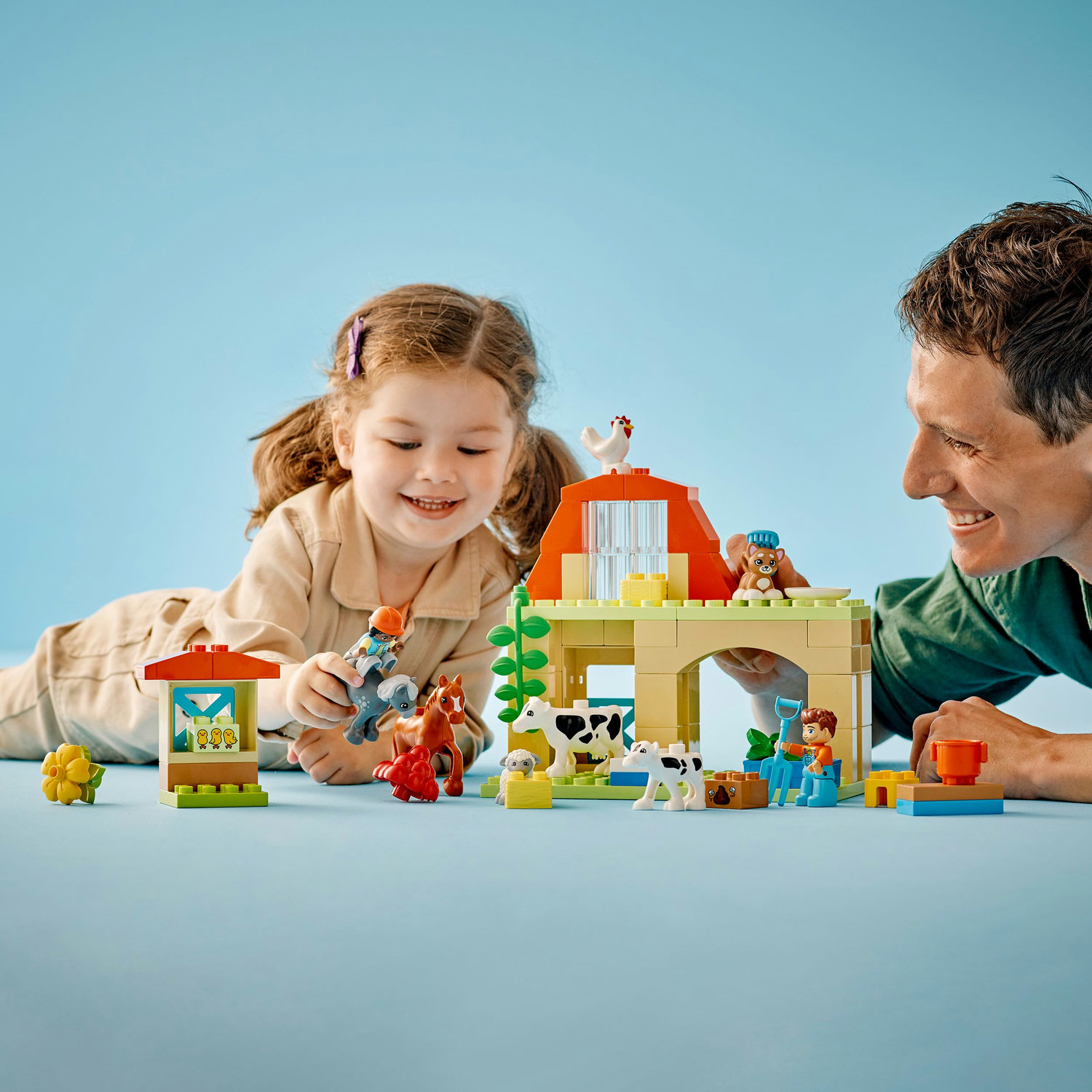 Voir la diapositive 7 : LEGO LEGO DUPLO Ma Ville 10416 Prendre Soin des Animaux de la Ferme - Jouet Éducatif pour Bébé
