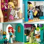 LEGO Disney 43246 Princess Les Aventures des Princesses Disney au Marché, Jouet avec 4 Mini Poupées : Ariel, Cendrillon