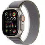 apple montre connectée watch ultra 2 49mm boucle trail taille m/l - vert gris