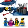 Voir la diapositive 5 : LEGO Marvel 76281 Le X-Jet des X-Men, Jouet d'Avion, Chasseur avec Minifigurines de Super-Héros : Wolverine